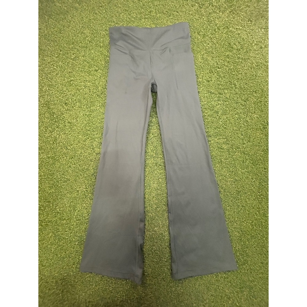 GapFit Womens High Waisted Flare Leggings Forest Green Yoga Pants Small